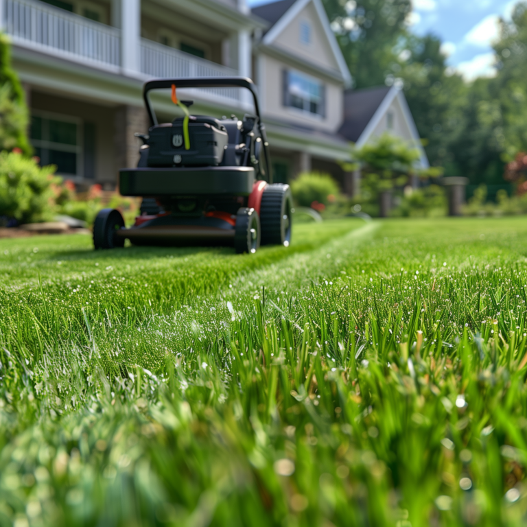 Lawn mowing