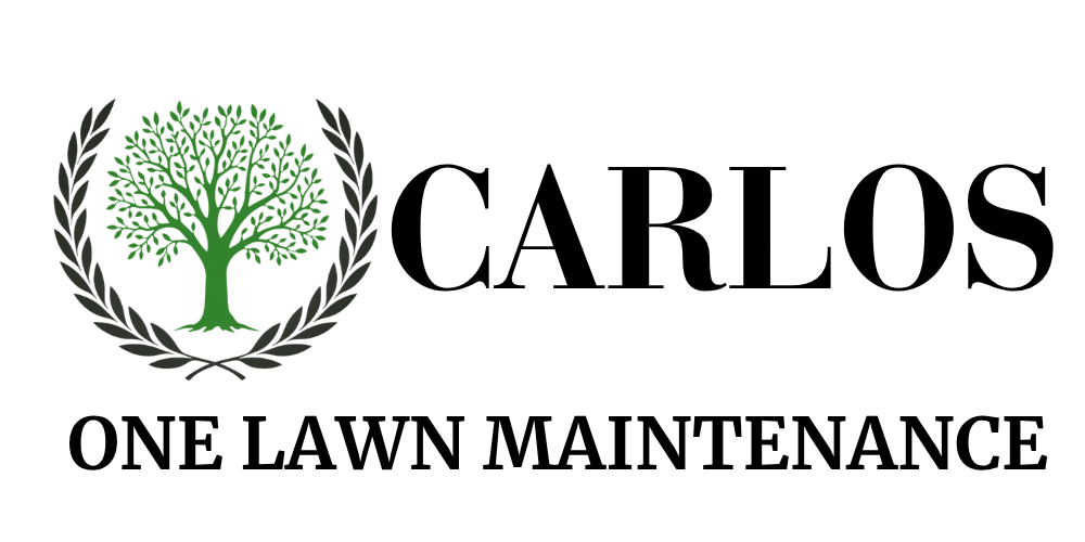 Carlos One Lawn - Logo - Full - White BG